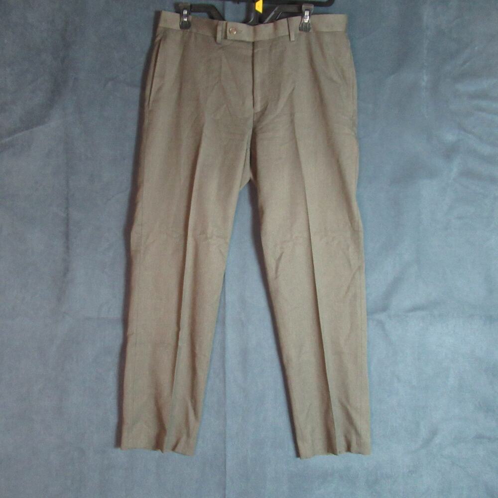Lauren Ralph Lauren Dress Pants Womens 34x30 Taupe Brown Classic Work Slacks